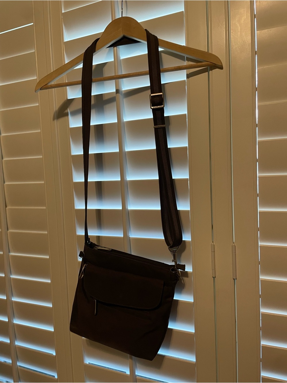 Travelon Anti-Theft Classic Mini Shoulder Bag - Brown